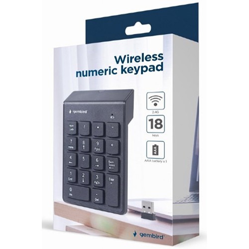 Gembird KPD-W-02 bežična numerička tastatura
